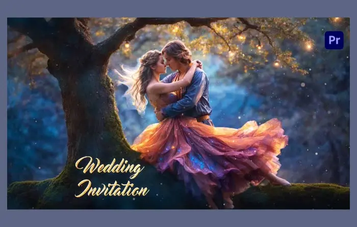 Creative Fairytale Themed 3D Wedding Invitation Slideshow